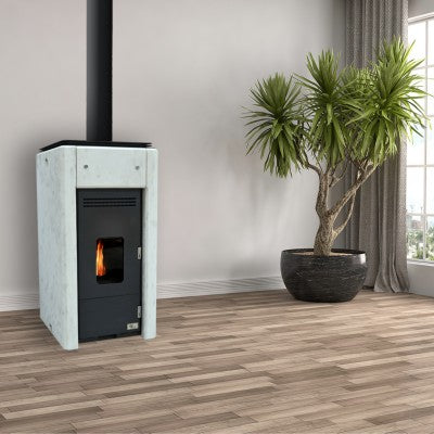 Poêle à granulés sans électricité en Pierre de Champagne : TROYES