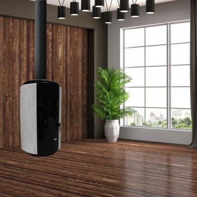 Poêle à granulés sans électricité en Pierre de Champagne : COLOMBEY SN