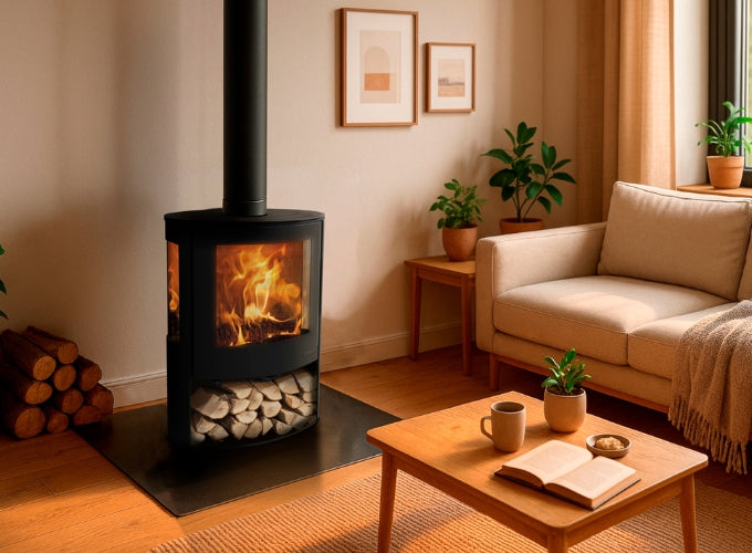 Poêle à bois BAIKAL, 6,7 kW