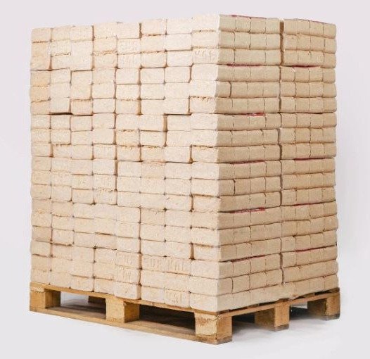 Briquettes 100% hêtre compressé