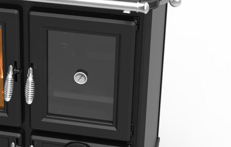 Cuisinière à bois en fonte THERMOROSSI Klaretta Evo 8,2 kW – cuisson et chauffage – Image 6