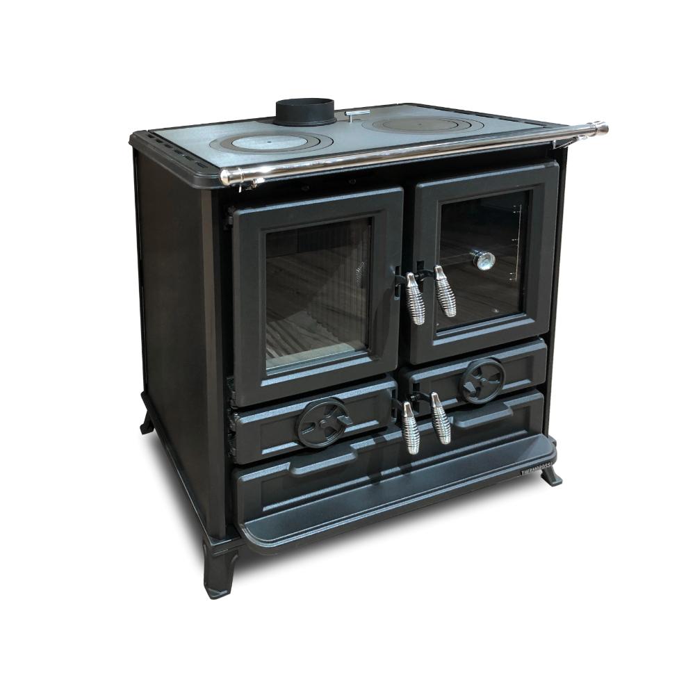 Cuisinière à bois en fonte THERMOROSSI Klaretta Evo 8,2 kW – cuisson et chauffage – Image 8
