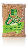 Bio Pellet ENplus A1 – Granulés de bois Bio Pellet 100 % épicéa ENplus A1 – palette de 72 sacs de 15 kg (1080 kg)