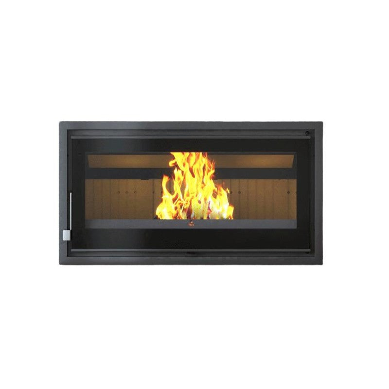 Insert à bois canalisable FIREMATIC Ontario 14,5 kW – vision panoramique, 390 m³ – Image 2