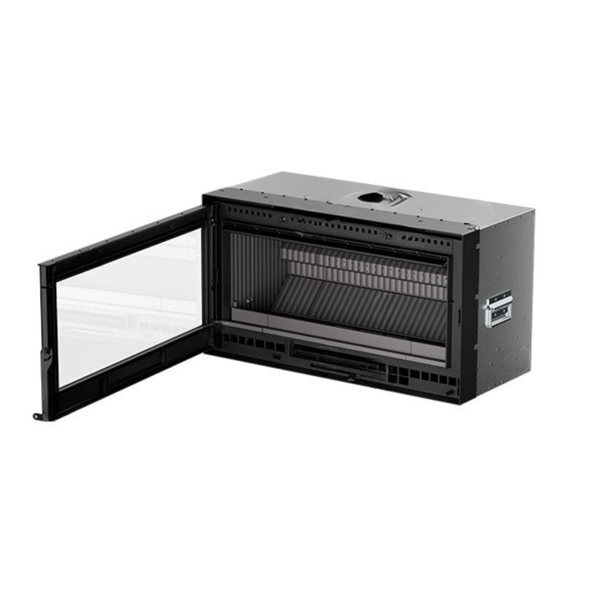 Insert à bois THERMOROSSI Skyline 1000 – 10,6 kW, bûches 80 cm, rénovation de cheminée – Image 2