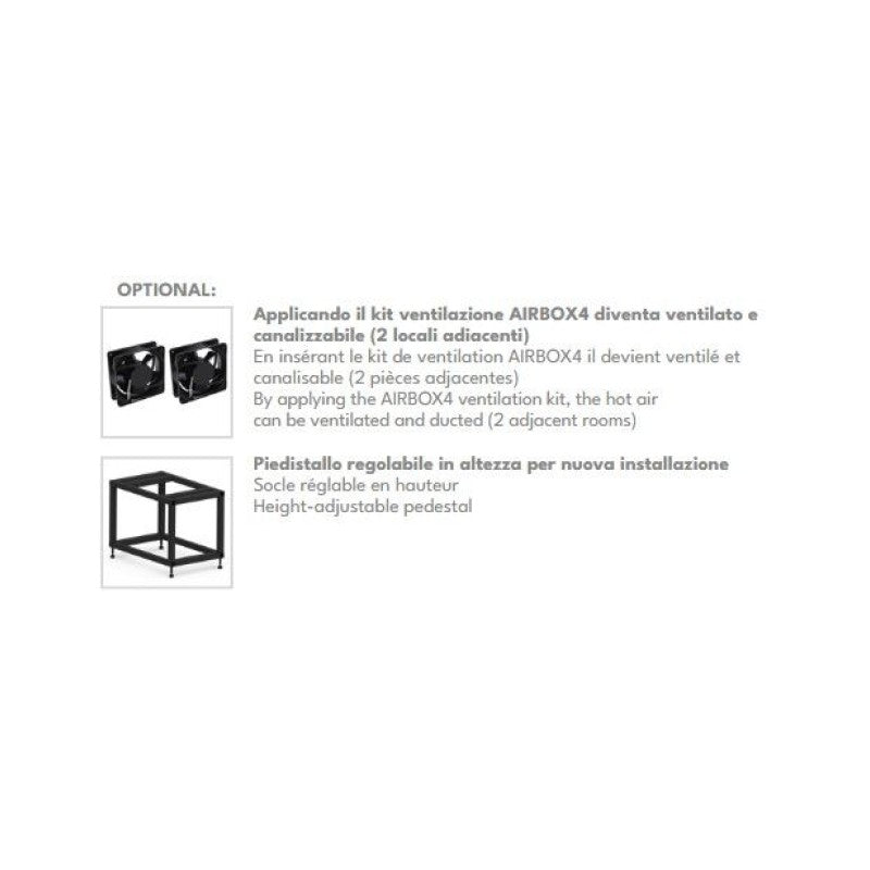 Insert à bois THERMOROSSI Skyline 1000 – 10,6 kW, bûches 80 cm, rénovation de cheminée – Image 4