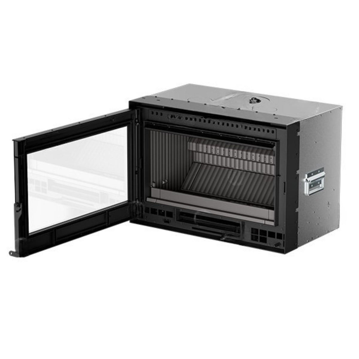 Insert à bois THERMOROSSI Skyline 800 – 7,9 kW silencieux, bûches 60 cm – Image 4