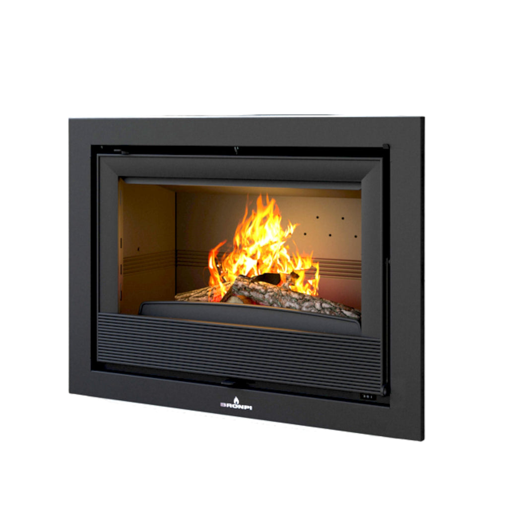 Insert à bois double vitre BRONPI Paris 70 EI 11 kW – ventilé, canalisable, A+ – Image 3