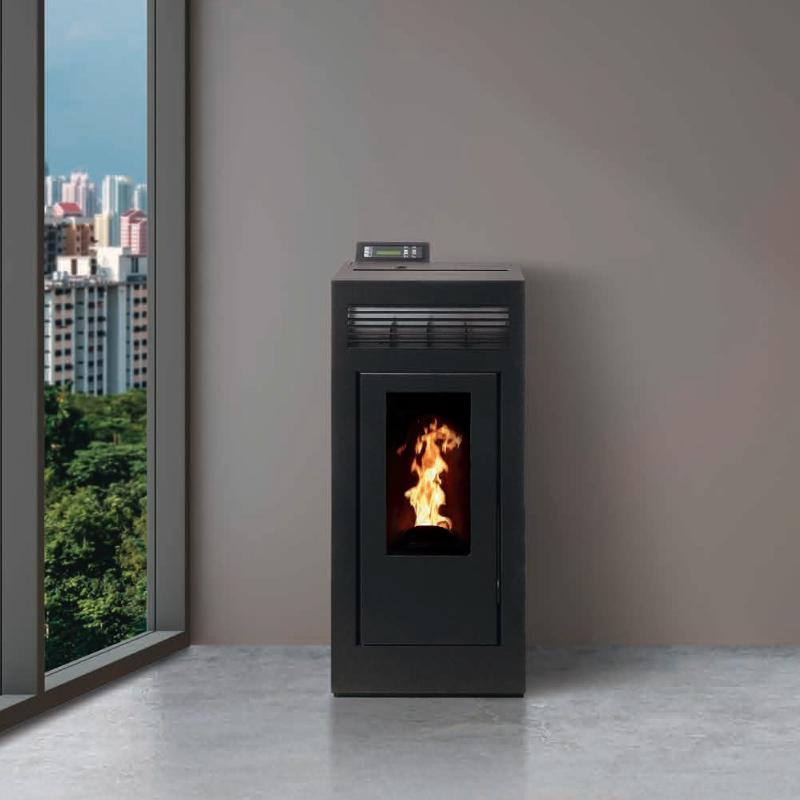 Pack poêle à granulés étanche INTERSTOVES Marina Concentrique 13 kW + kit ventouse – Image 4