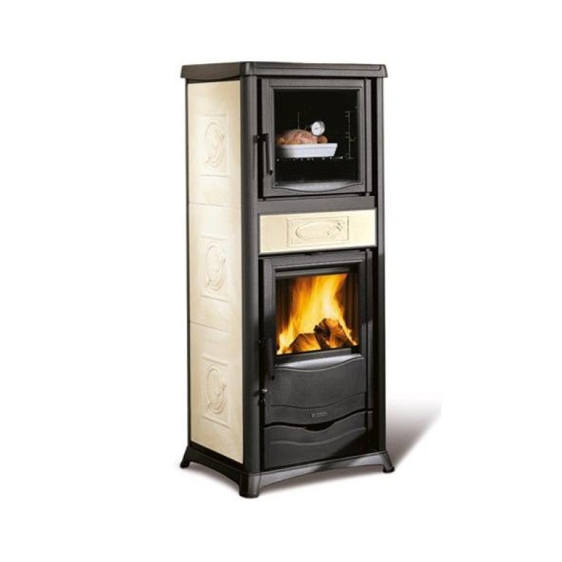 Poêle à bois avec four LA NORDICA Rossella Plus Forno.165 Ceramica 9,4 kW – Image 2