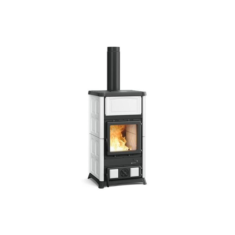 Poêle à bois en faïence LA NORDICA Concita.16 11,8 kW – rendement 85,6 %, 338 m³