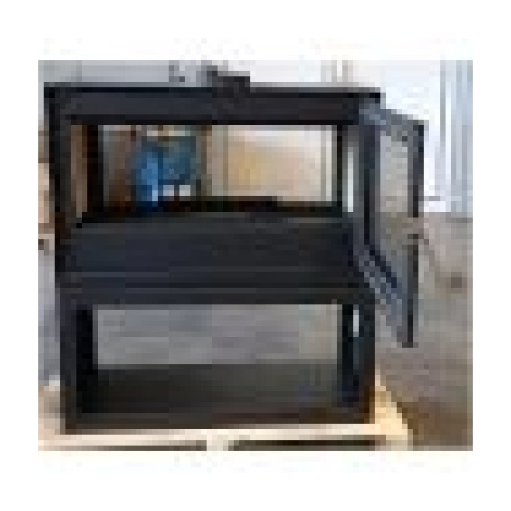 Poêle à bois double face FIREMATIC Ottawa 13,5 kW reconditionné – bûches 95 cm, 360 m³ – Image 3