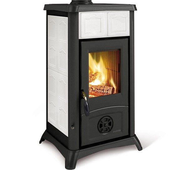 Poêle à bois en faïence LA NORDICA Gemma Lean Ceramica 6 kW – puissance modulable – Image 2