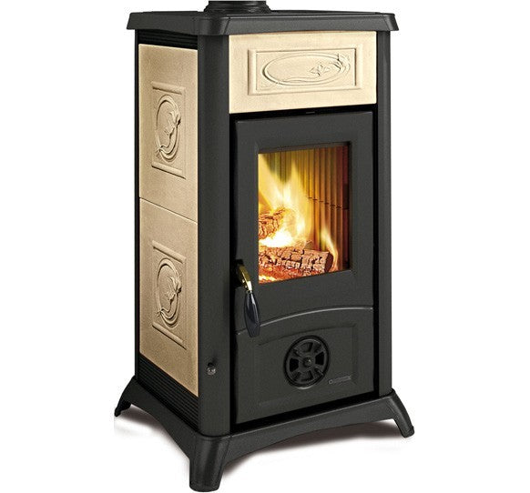 Poêle à bois en faïence LA NORDICA Gemma Lean Ceramica 6 kW – puissance modulable – Image 4