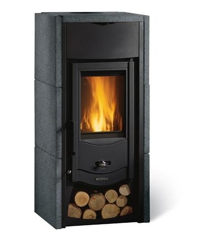 Poêle à bois en pierre volcanique LA NORDICA Asia 7 kW – rendement 86 %, 201 m³ – Image 7