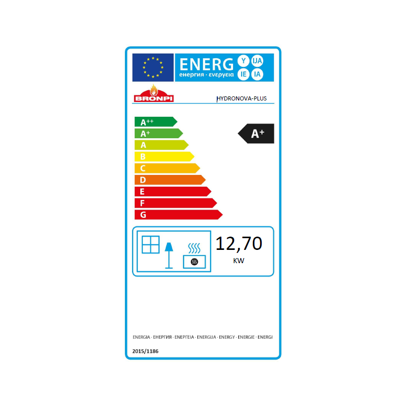Poêle à bois hydro HydroNova Plus - 12,7 Kw