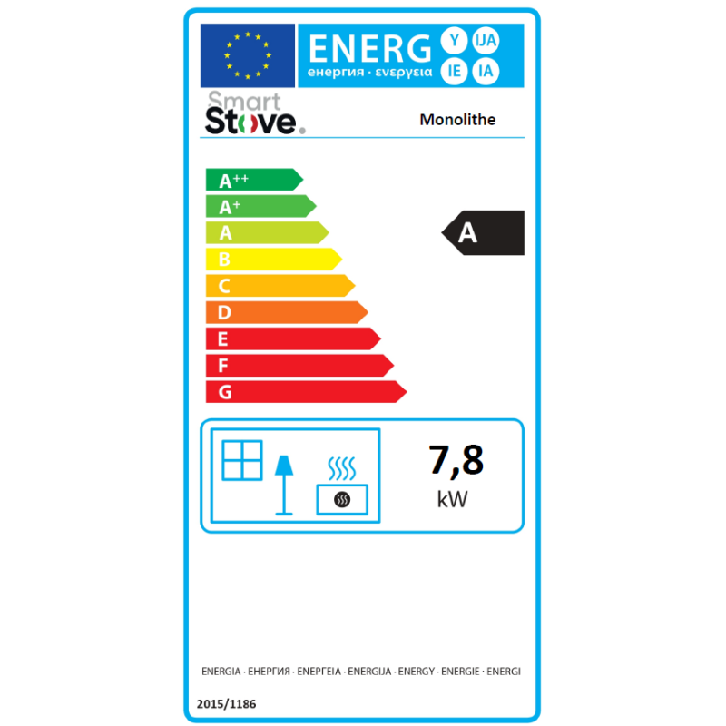 Poêle à bois Monolithe - 7,92 Kw