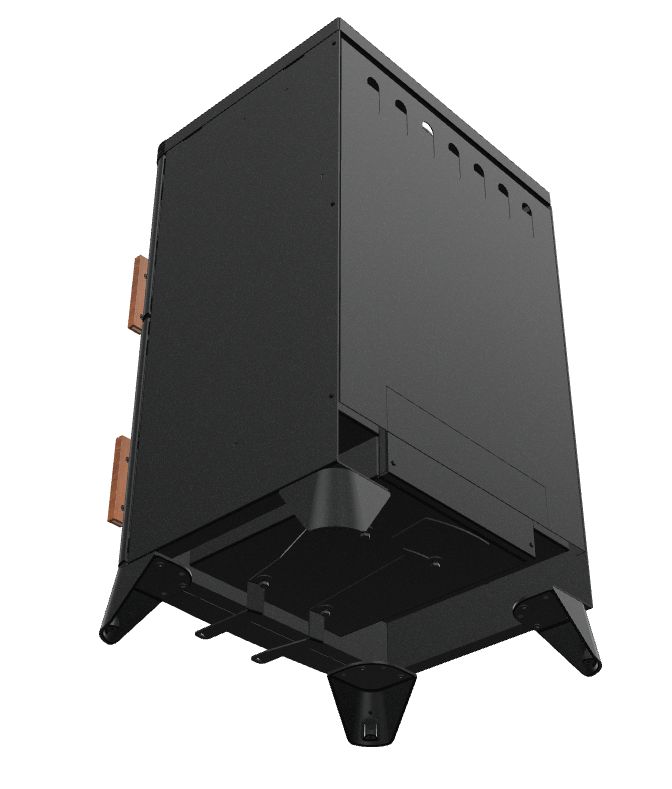 Poêle à bois avec four BRONPI Hilton-H 14 kW – chauffage et cuisson, EcoDesign 2022 – Image 7