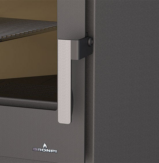 Poêle à bois avec four BRONPI Murano R 14 kW – chauffage et cuisson, bûches 62 cm – Image 7