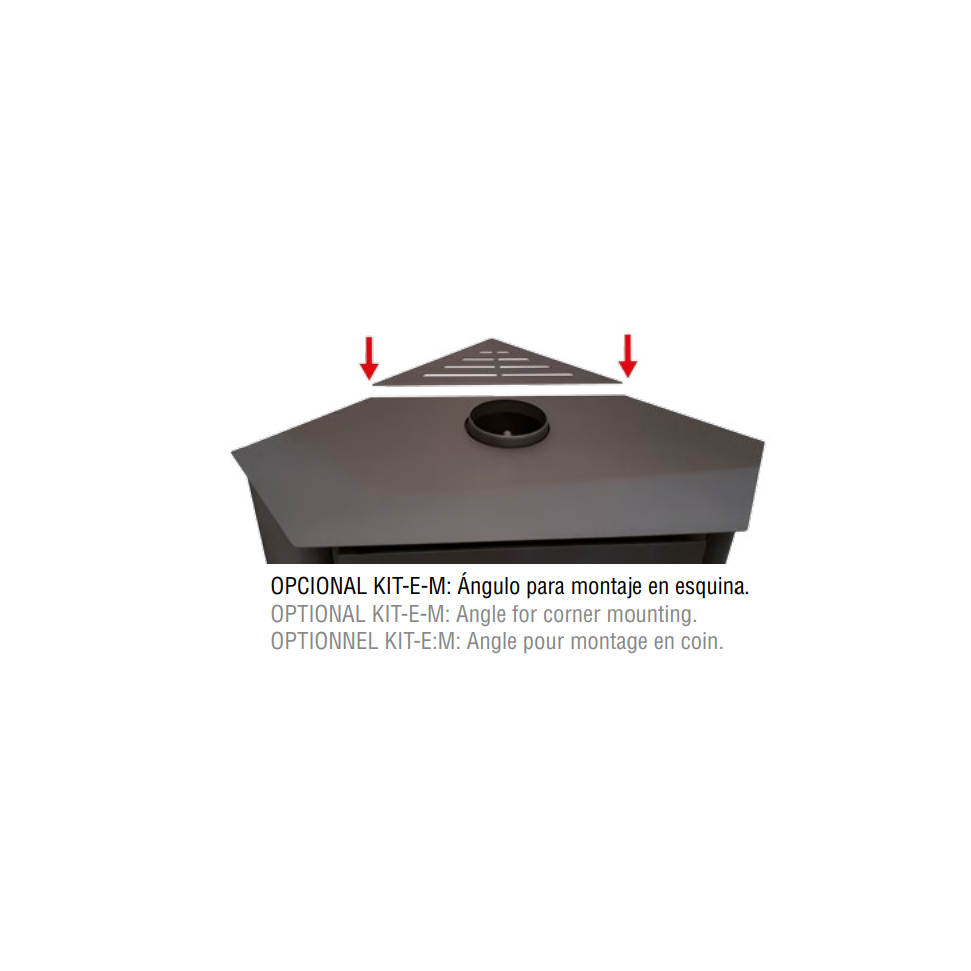 Poêle à bois avec four BRONPI Murano R 14 kW – chauffage et cuisson, bûches 62 cm – Image 9