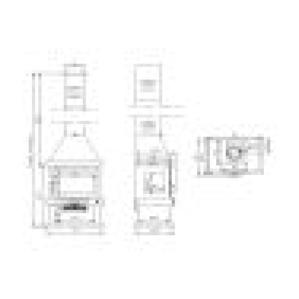 Poêle à bois colonne 3 vitres FIREMATIC Indiana 10,9 kW – ventilé, 295 m³ – Image 4