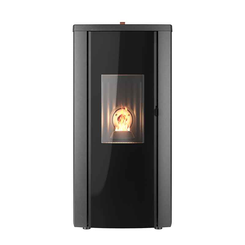 Poêle à granulés étanche (sortie dessus concentrique) Cristallo Silenzio Up - 9,2 Kw