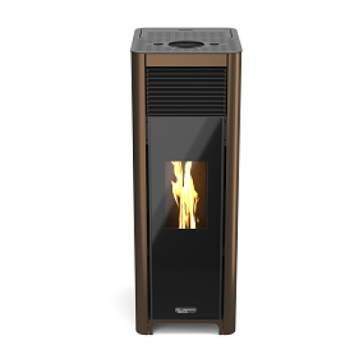 Poêle à granulés sans électricité LYDIA 7 Bronze