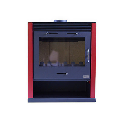 Poêle à bois LINESTOVES E100 Rouge