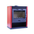 Poêle à bois LINESTOVES E100 Rouge