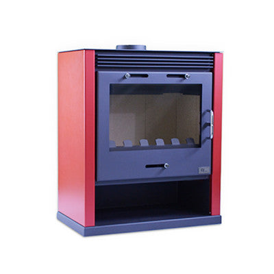 Poêle à bois LINESTOVES E100 Rouge